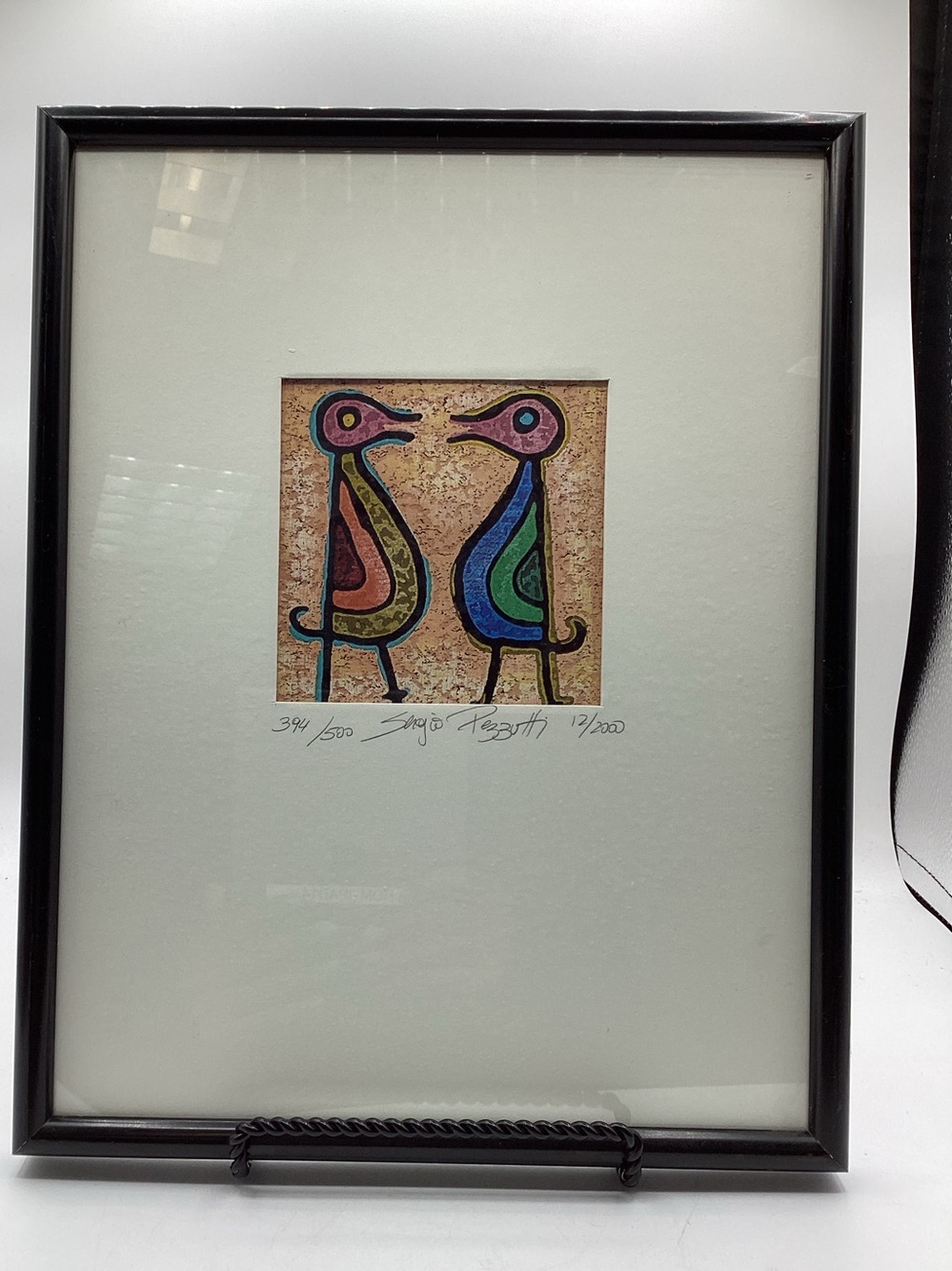 Sergio Pezzotti Framed Limited Edition Print, Two Birds